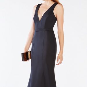 BCBG MAXAZRIA Riva Cutout Gown Black Size 2